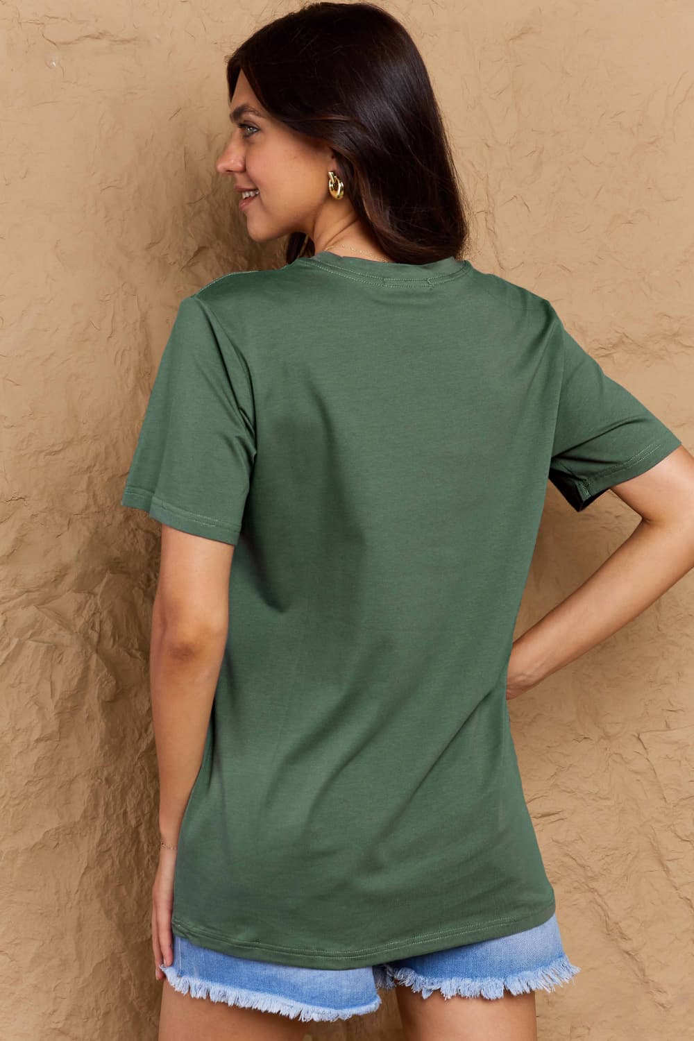 Simply Love MAY YOU STAY IN GOOD SPIRITS Graphic Cotton T-Shirt