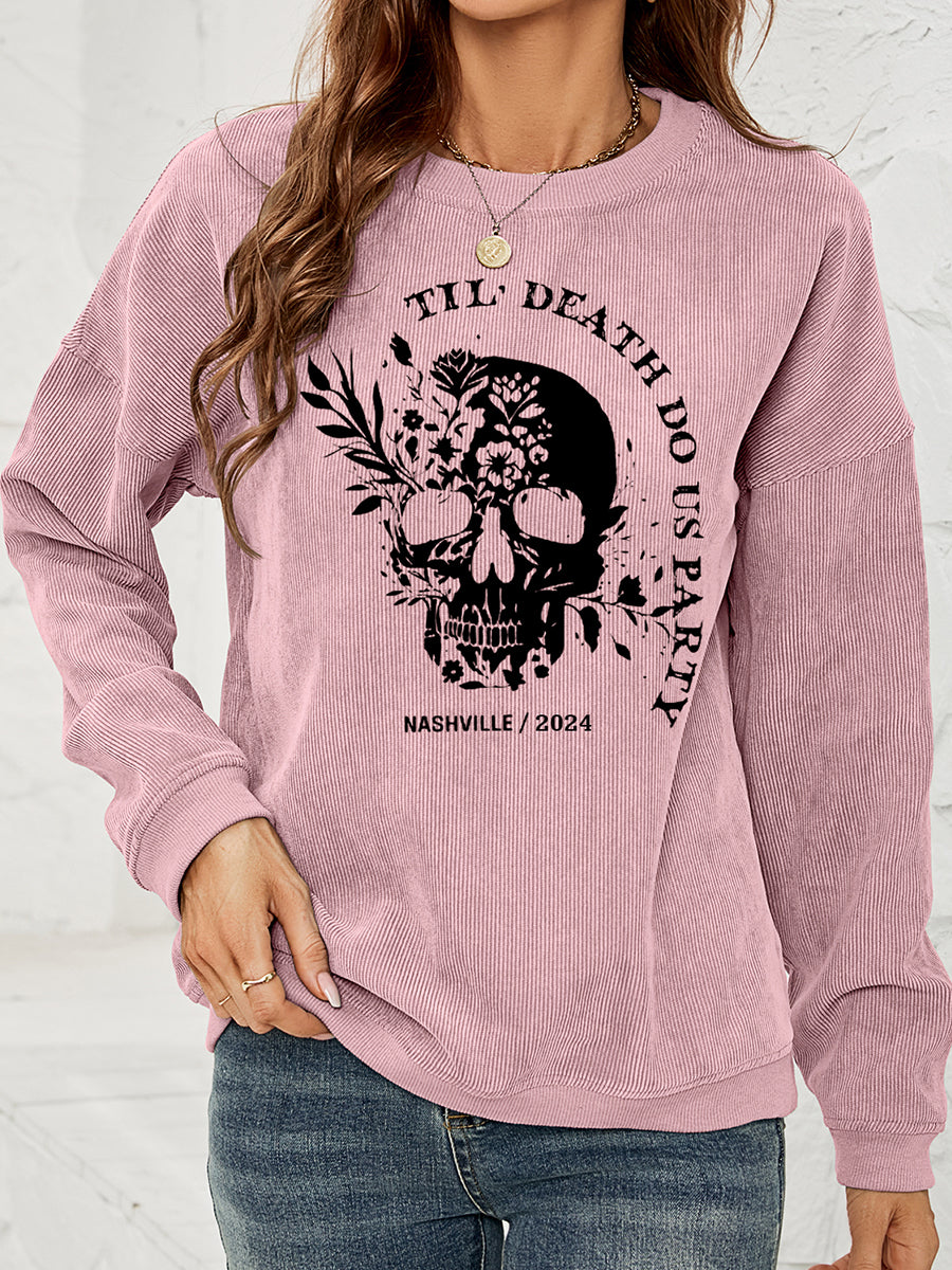 KayBee So Spooky Halloween TIL DEATH DO US PART Sweatshirt