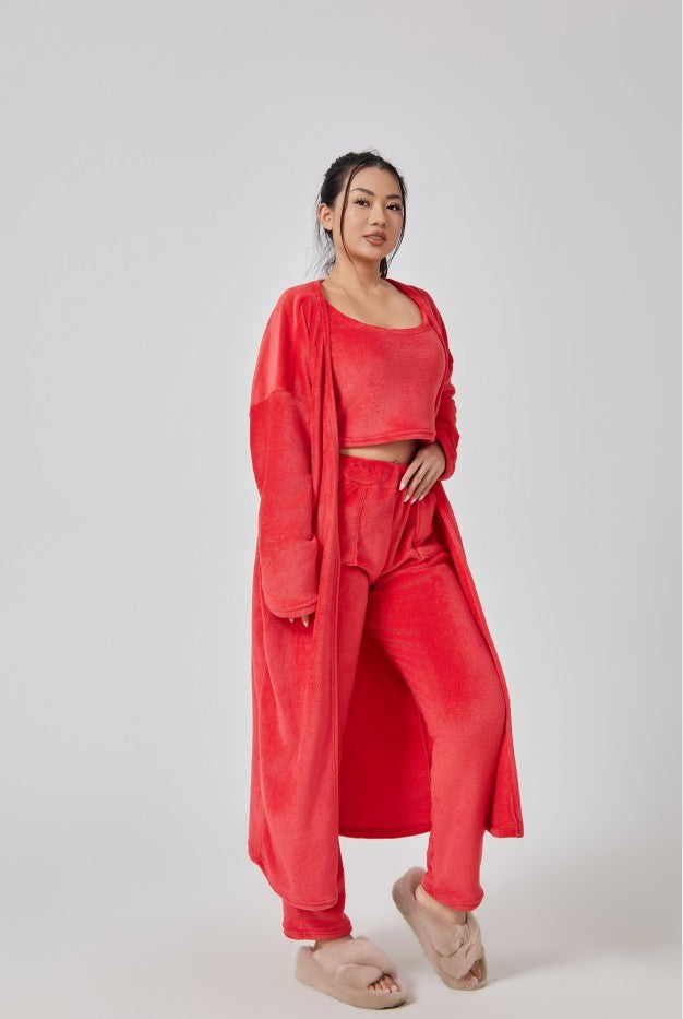 So Cozy Pajama Set, 3 Piece Lounge Set