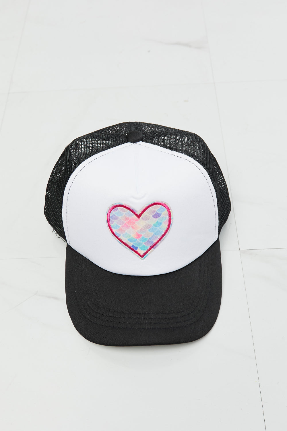 KayBee Fame Falling For You Trucker Hat in Black