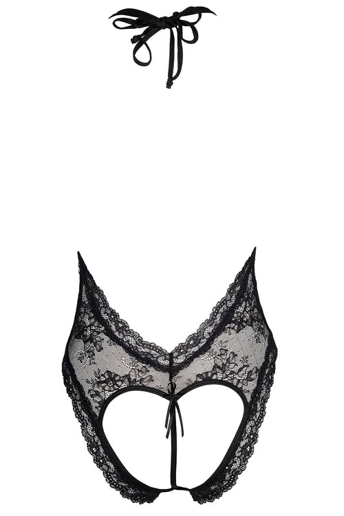 KayBee & Company After Hours Shapewear Peek At Me BowTie Lace Bodysuit