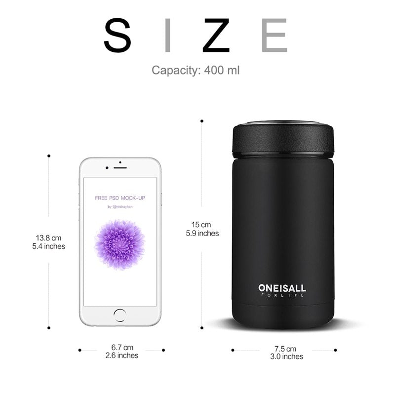 TRENDING - 400ml Insulated Cup Stainless Steel Mug