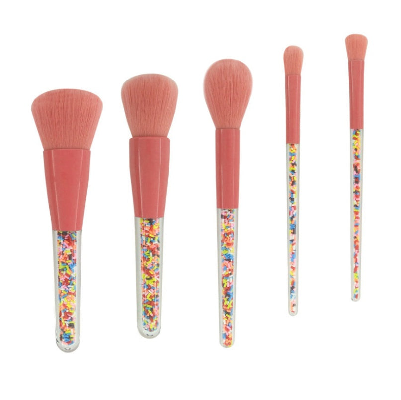 Unique Fun Candy Makeup Brushes - 5 Brush set