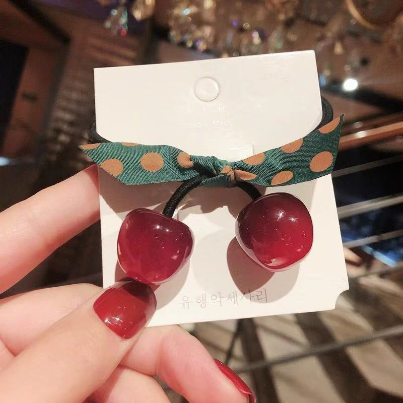 Trending and Unique - Fun Cherries Hair Tie Hair