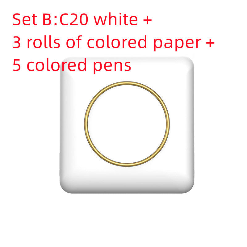 TRENDING - Mini Label Thermal Printer Small Bluetooth Wireless