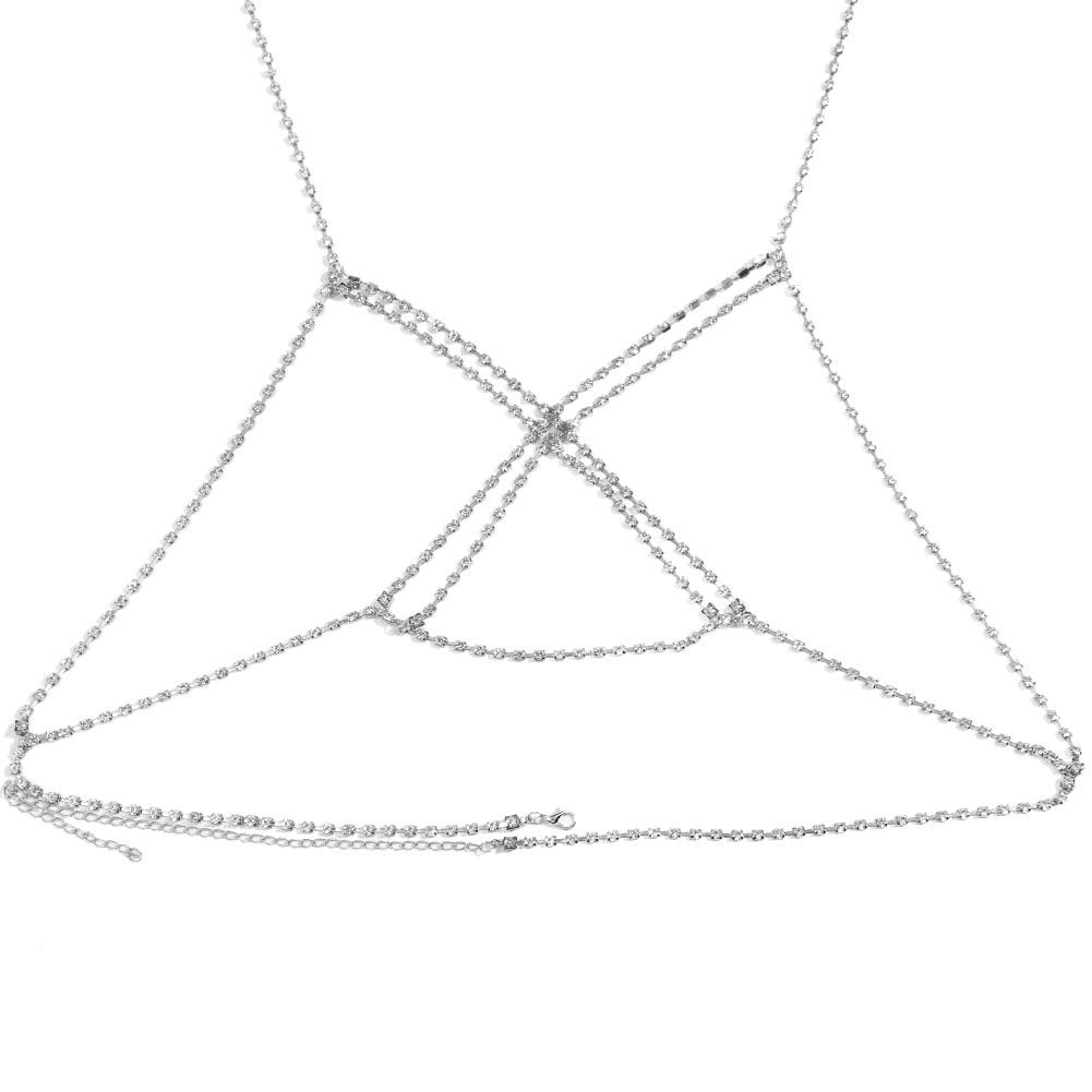KayBee & Company Simple Cross Laminated Body Chains