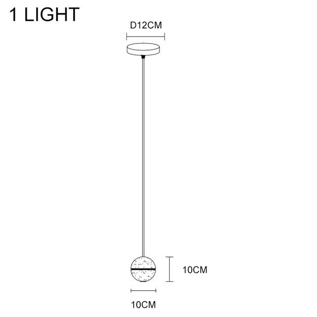 TRENDING - Meteor Shower Spherical Light Glass Crystal Light
