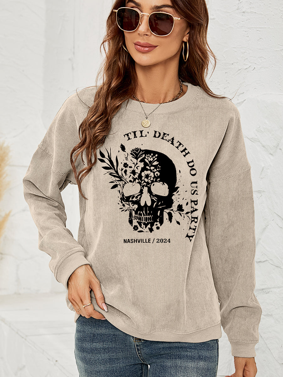 KayBee So Spooky Halloween TIL DEATH DO US PART Sweatshirt