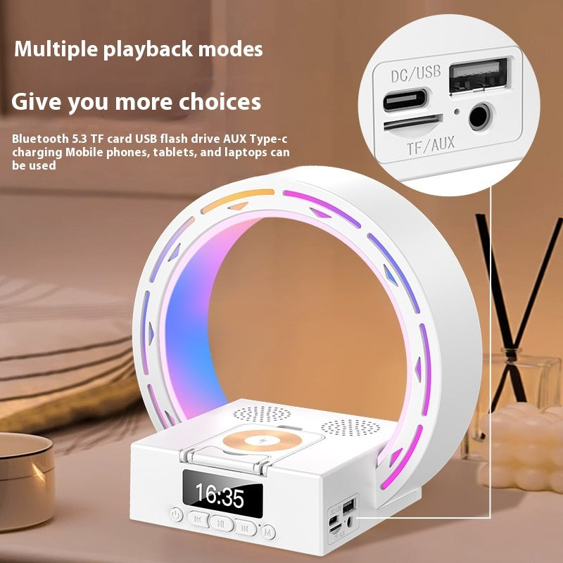 TRENDING - 4-1 Wireless Bluetooth Speaker/Charging Pad and Bedside Lamp