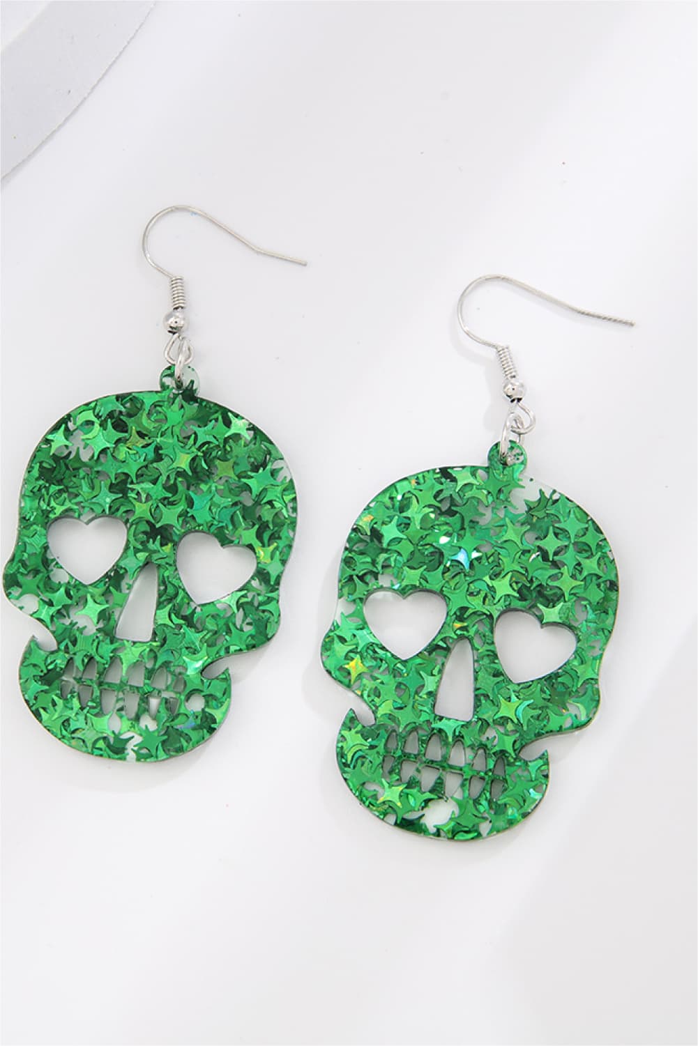 KayBee So Spooky Halloween Acrylic Skull Drop Earrings