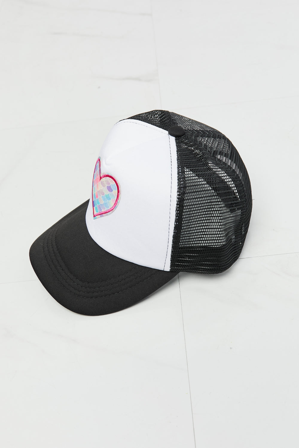 KayBee Fame Falling For You Trucker Hat in Black