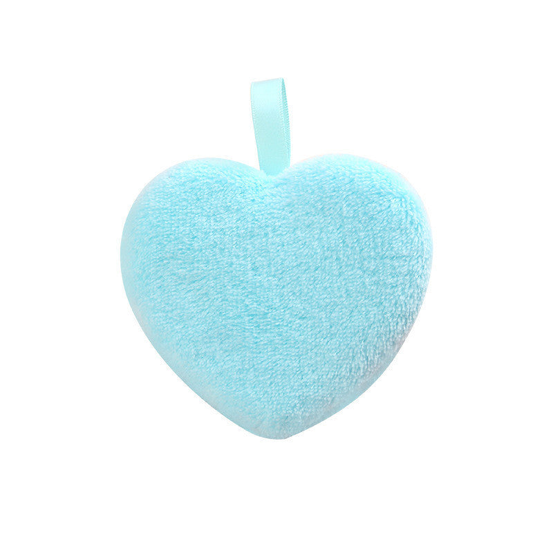 TRENDING - Heart Shape Reusable Makeup Remover Sponge Puff