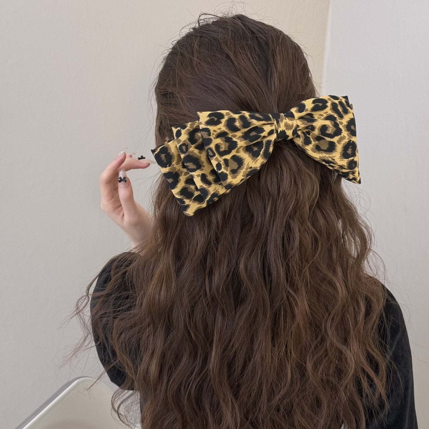 KayBee Luxurious Leopard Bow Hair Clip - 2 Count