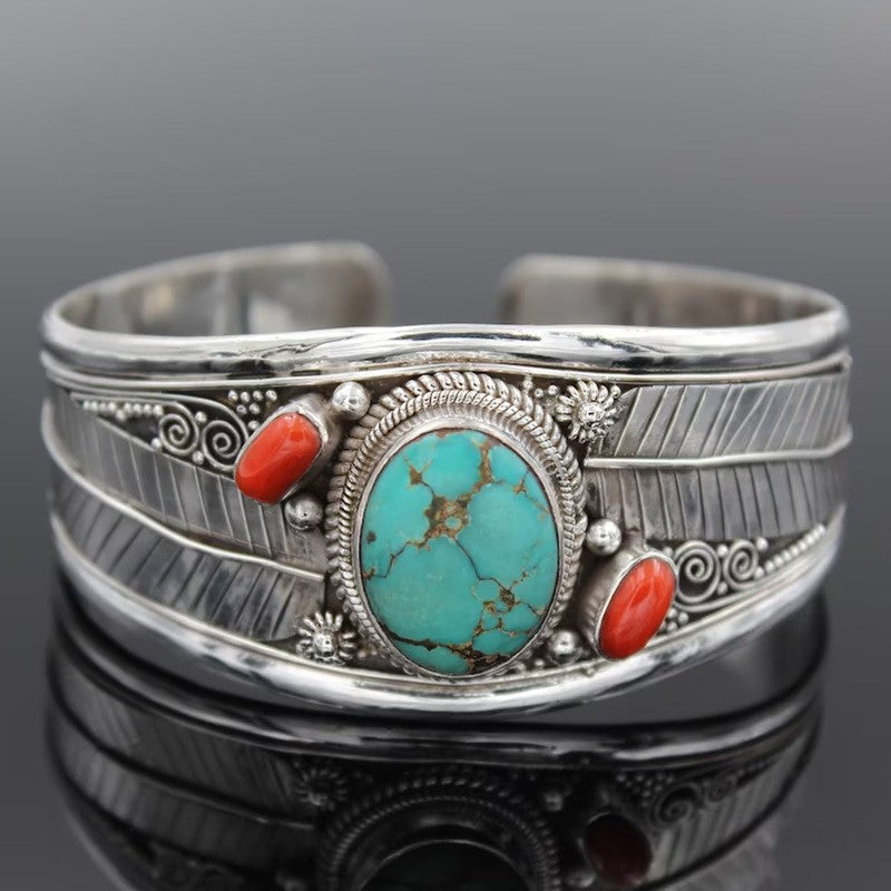 KayBee & Company Turquoise Open Bangle Bracelet