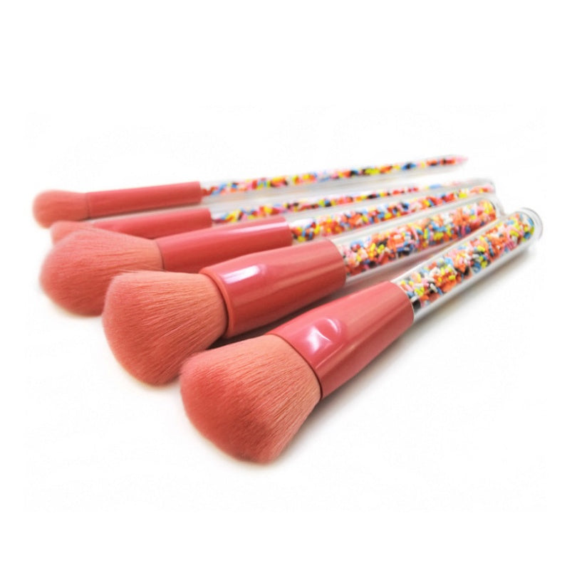 Unique Fun Candy Makeup Brushes - 5 Brush set