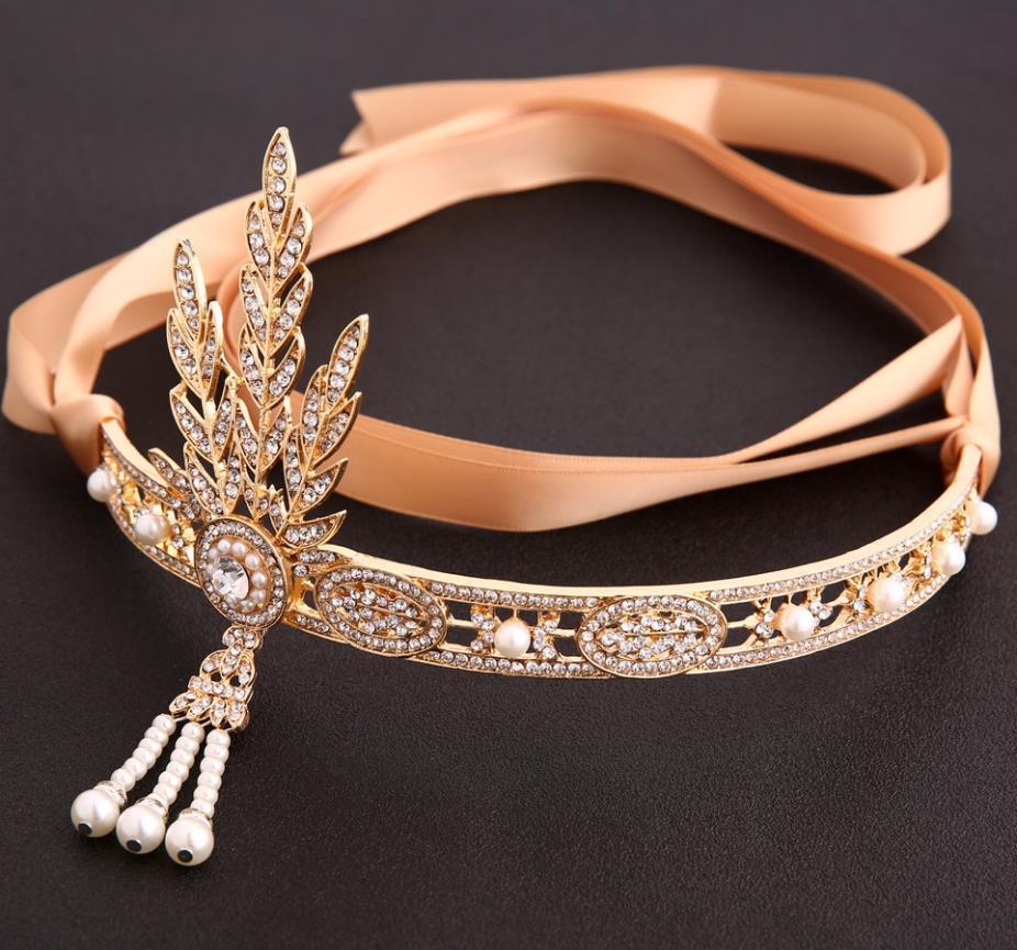 Crown Pearl Hair Accessories - Retro Vintage