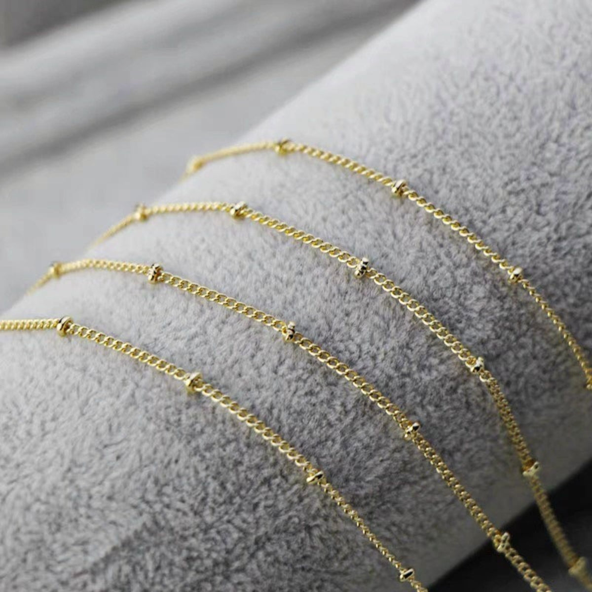 Lovely Gold Bubble Initial Necklace *ONLY T TO Z LEFT*