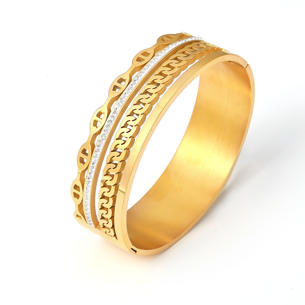 KayBee & Company 18K Czech Diamond Bracelet