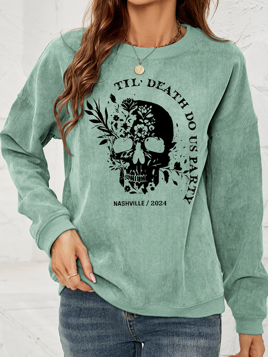 KayBee So Spooky Halloween TIL DEATH DO US PART Sweatshirt