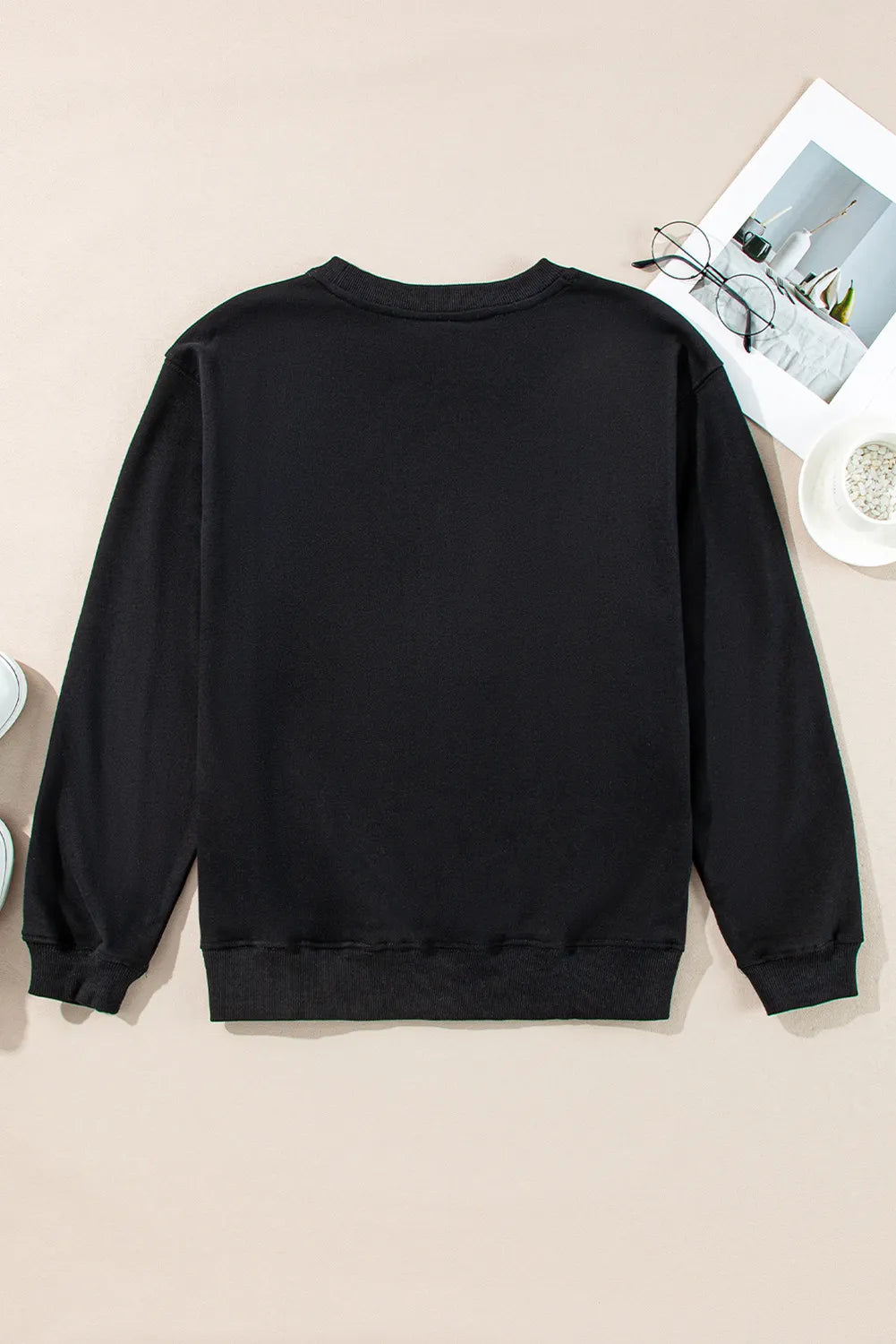 KayBee So Thankfall Graphic Round Neck Long Sleeve Sweatshirt