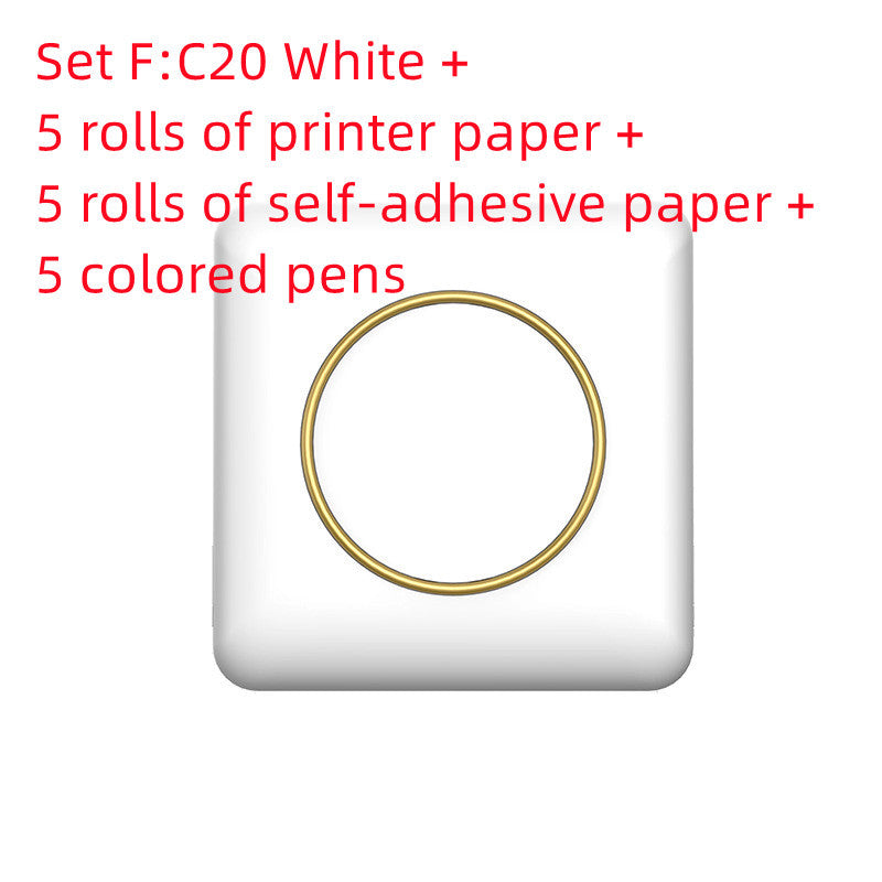 TRENDING - Mini Label Thermal Printer Small Bluetooth Wireless