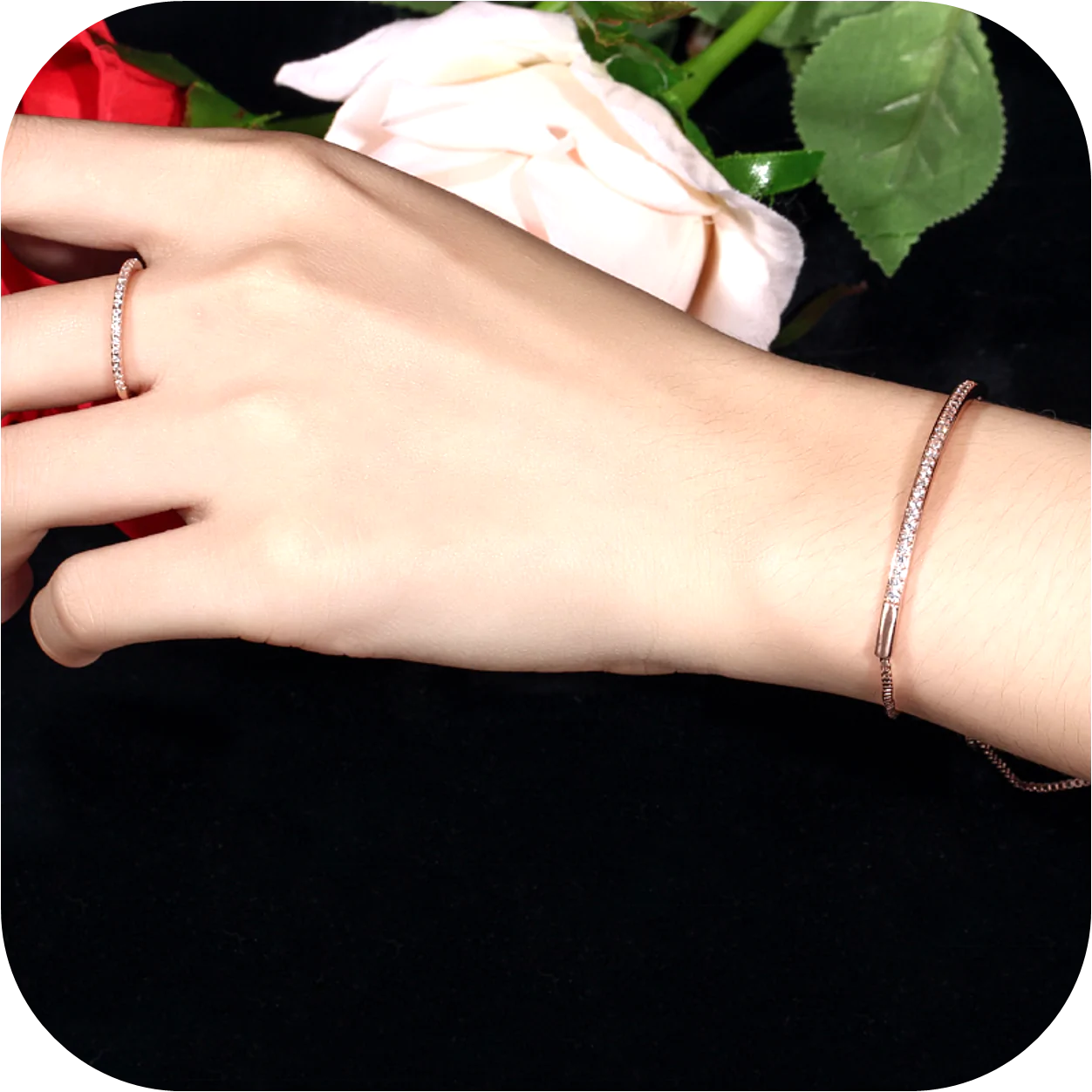 Brilliant Gemstone Bracelet