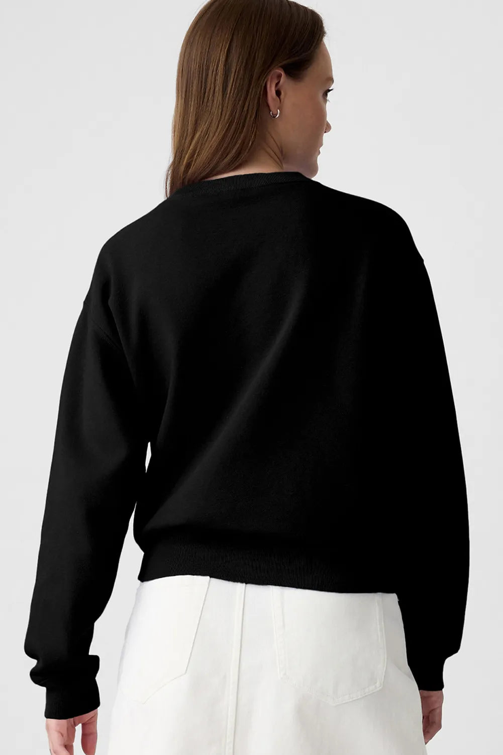 KayBee So Thankfall Graphic Round Neck Long Sleeve Sweatshirt