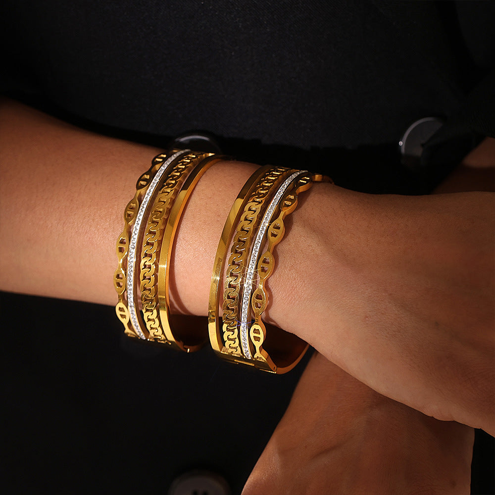 KayBee & Company 18K Czech Diamond Bracelet