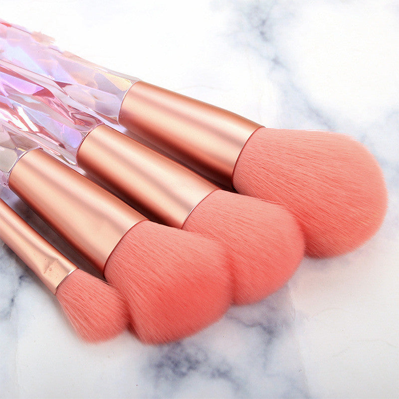 KayBee & Company Crystal Makeup Brushes with Diamond Handle