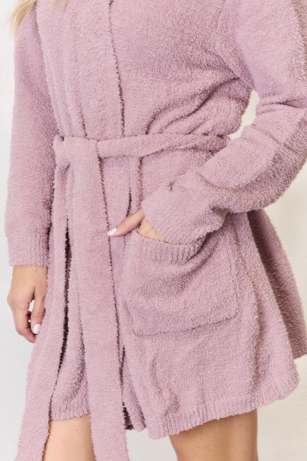 Hailey & Co Tie Front Long Sleeve Robe for Women - Very Comfy Loungewear - Gowns, Womenswear