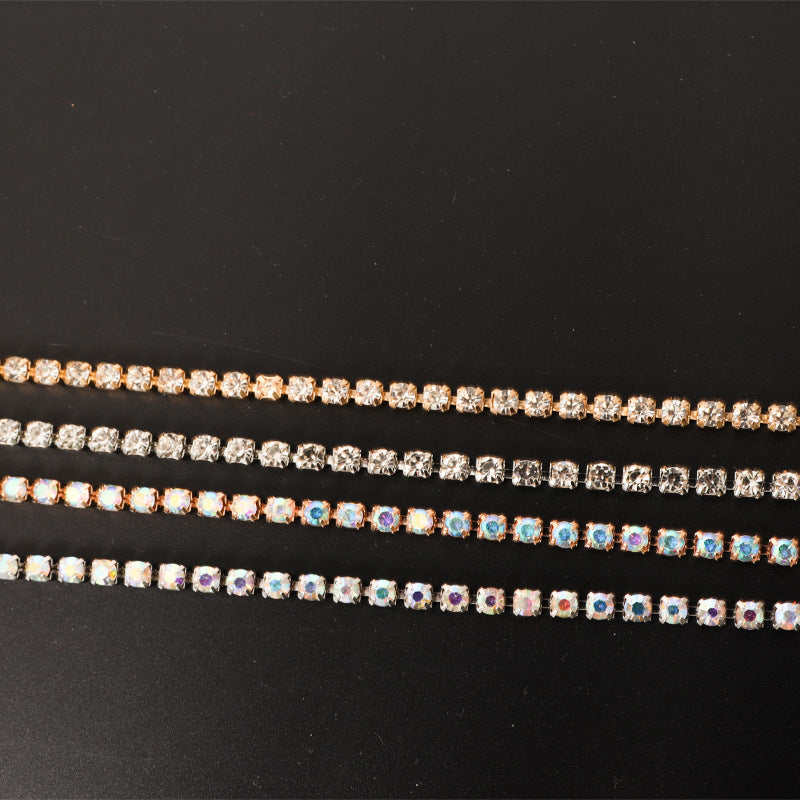 KayBee & Company Women's Fashion Double Drain Drill Leg Chains