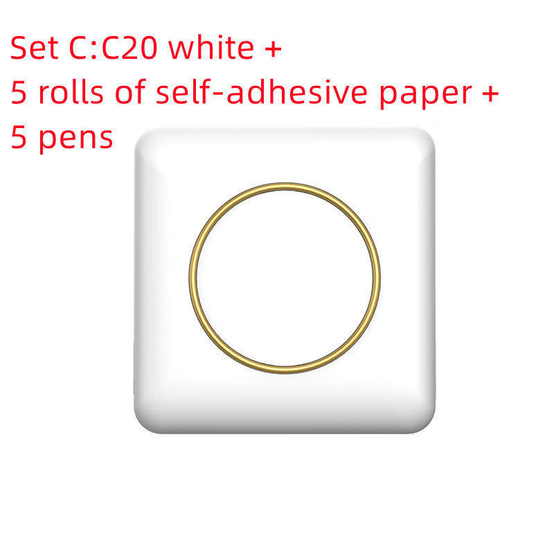 TRENDING - Mini Label Thermal Printer Small Bluetooth Wireless