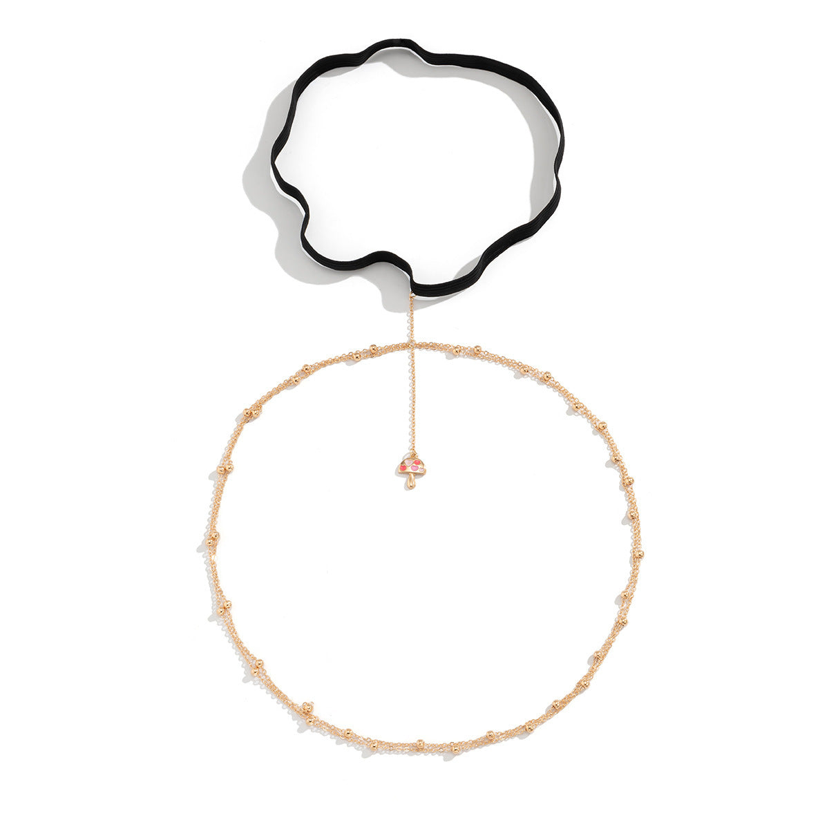 So Sexy Dripping Mushroom Pendant Thigh Chain