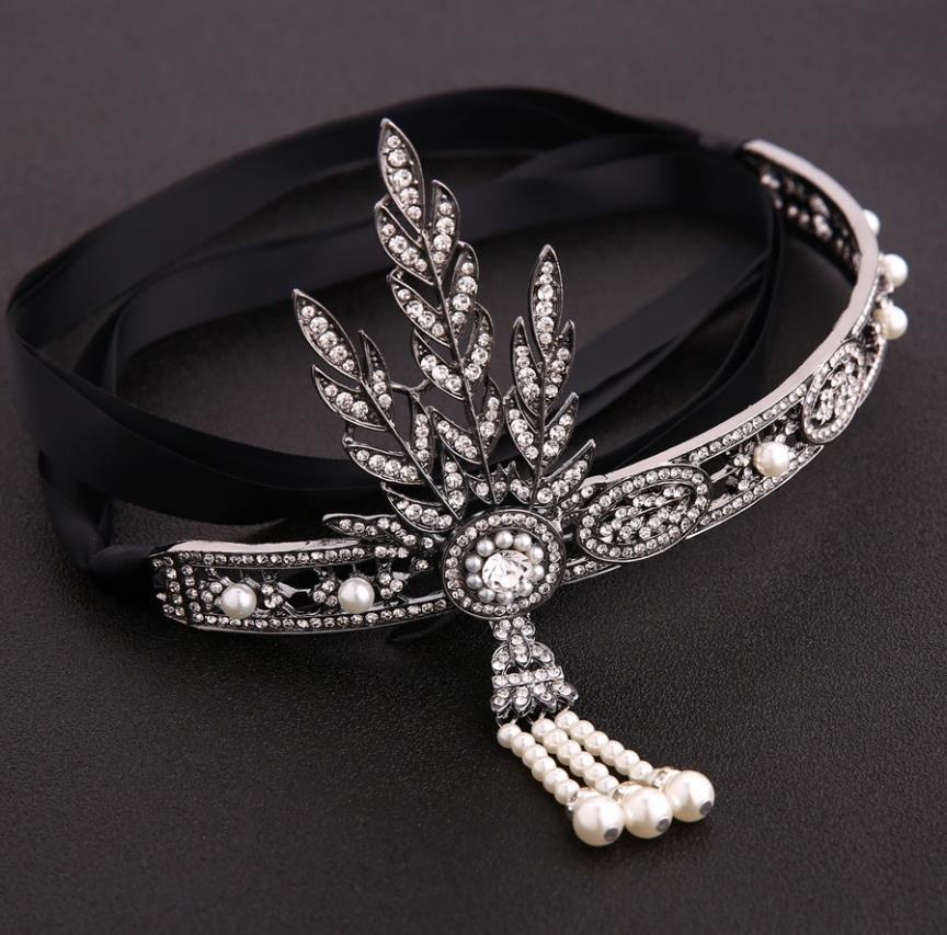 Crown Pearl Hair Accessories - Retro Vintage