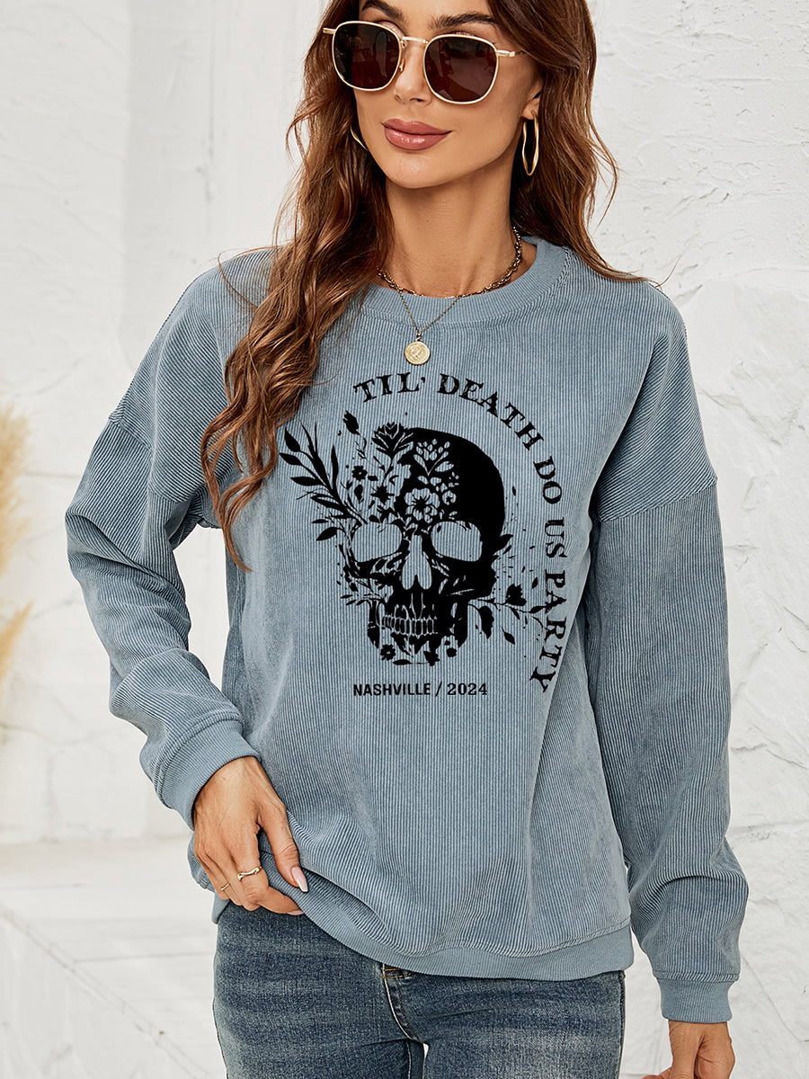 KayBee So Spooky Halloween TIL DEATH DO US PART Sweatshirt