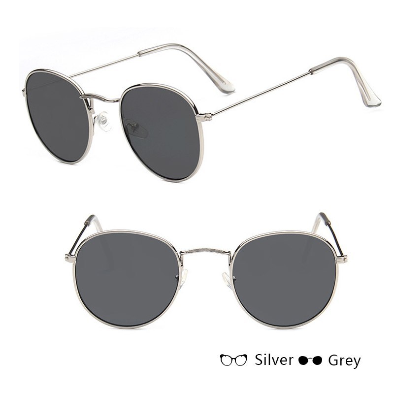 Trendy Metallic Retro Sunglasses