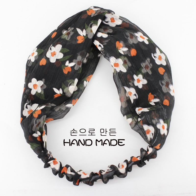 So Pretty Transparent Cross Hair Band