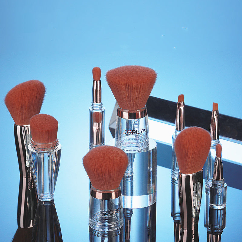 Unique Acrylic 9 makeup brush set