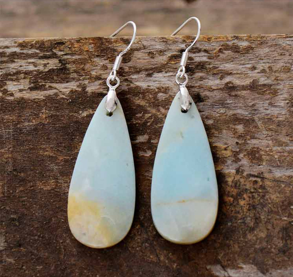 Unique and Beautiful Stone Drop Boho Earrings