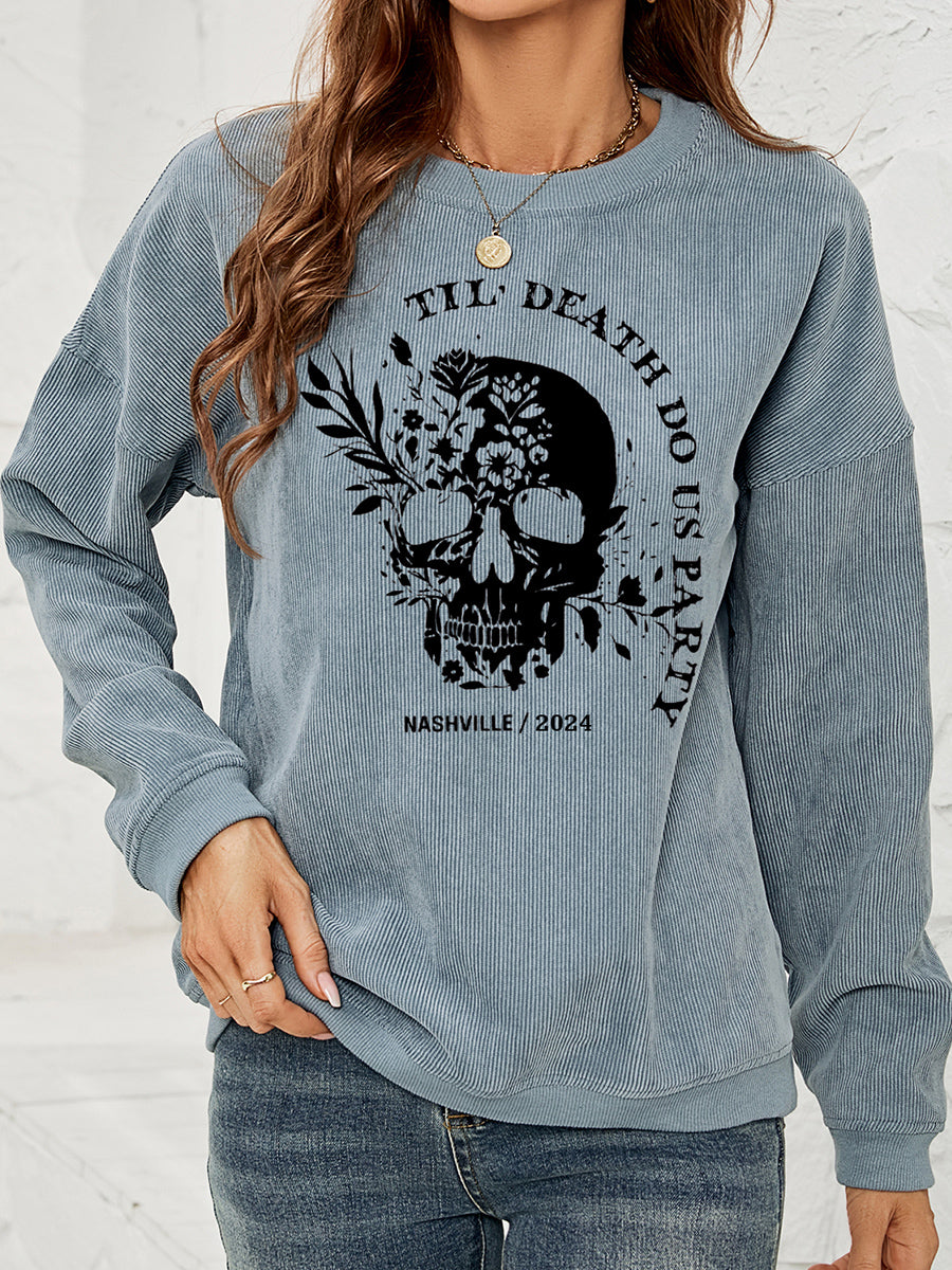 KayBee So Spooky Halloween TIL DEATH DO US PART Sweatshirt
