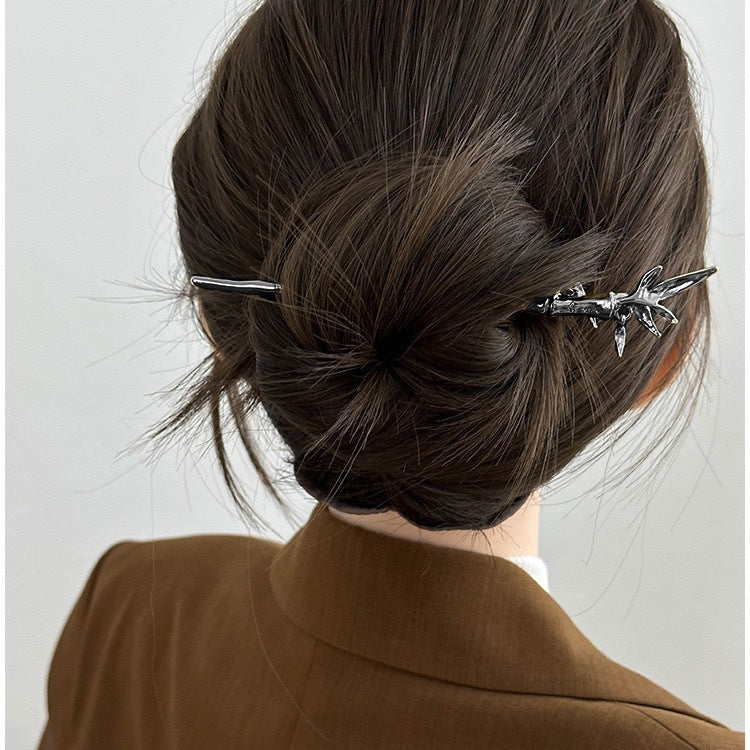 Exquisite Gold Leaf Hair Pin