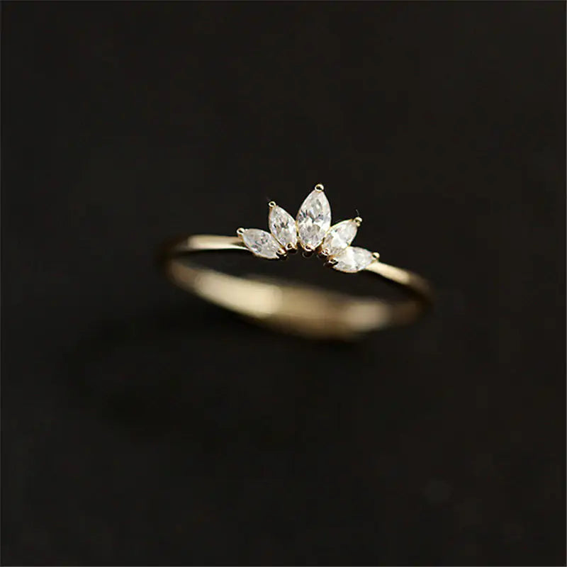 Stunning Silver Unique Crown Rings