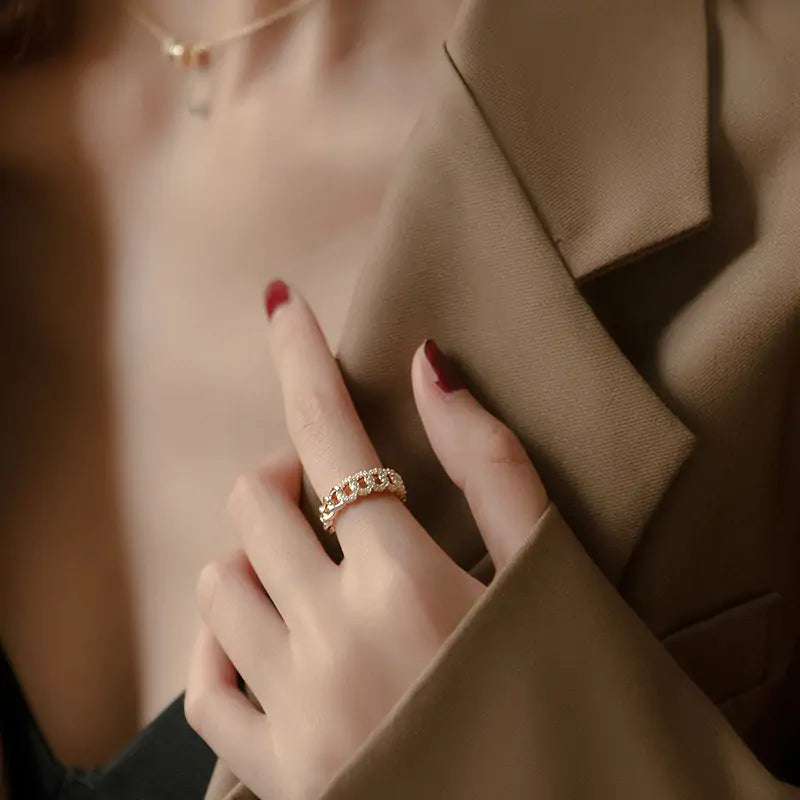 Exquisite and Unique Twist Design Ring