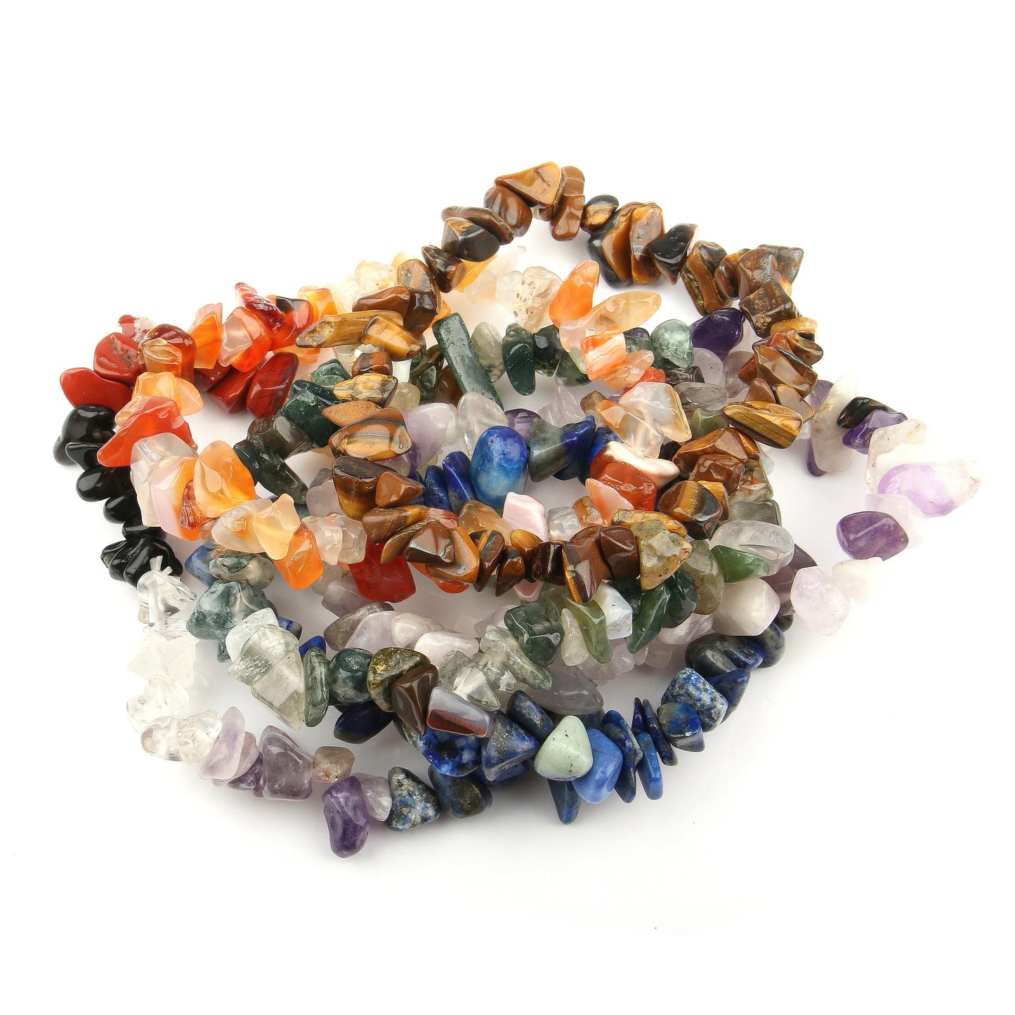 Natural Stone 7 Chakra Bracelets Reiki Healing Crystal Bracelet
