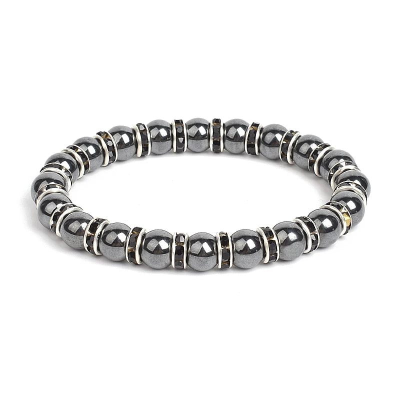 Magnetic Therapy Bracelet - Bead Hematite For Weight Loss