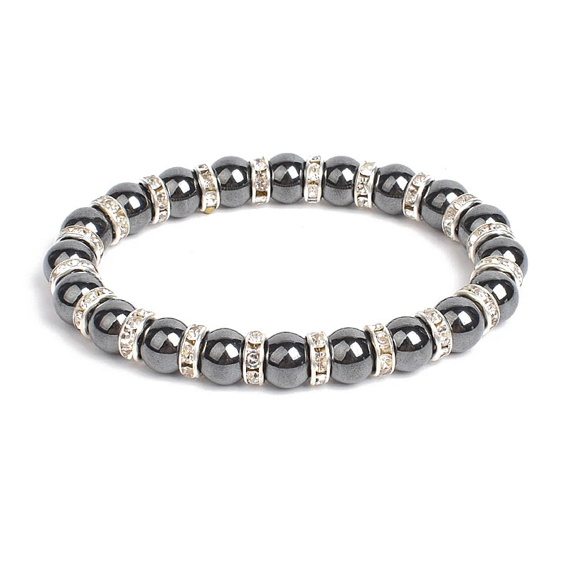 Magnetic Therapy Bracelet - Bead Hematite For Weight Loss