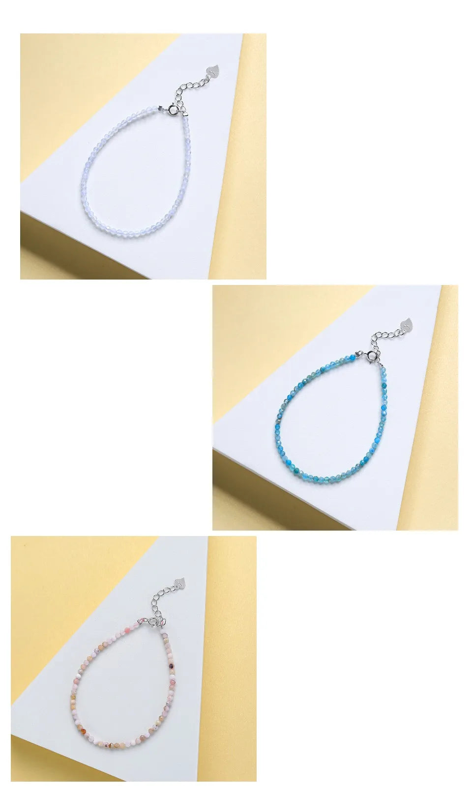 So Pretty Natural Stone Beaded Bracelet