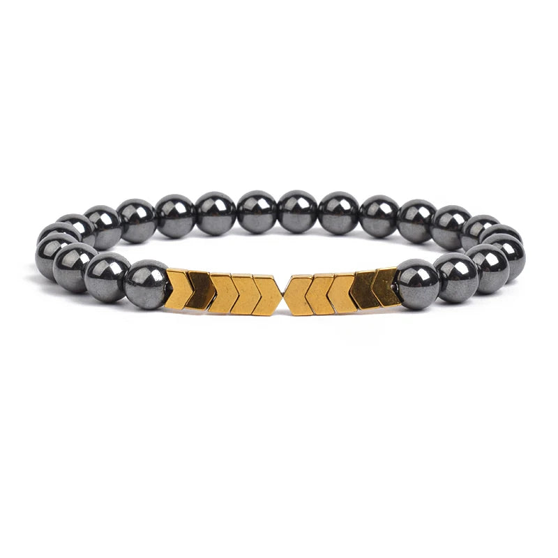 Magnetic Therapy Bracelet - Bead Hematite For Weight Loss