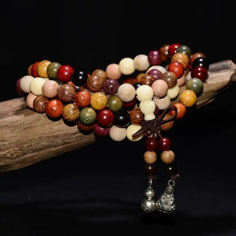 Unique Gorgeous Sandalwood Wooden Charm Bracelet