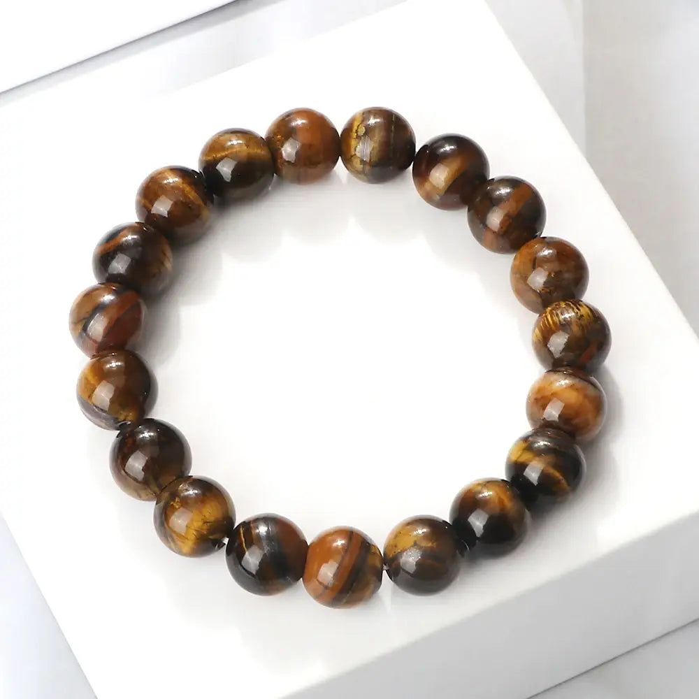 Handmade - Tiger Eye Beaded Bracelet